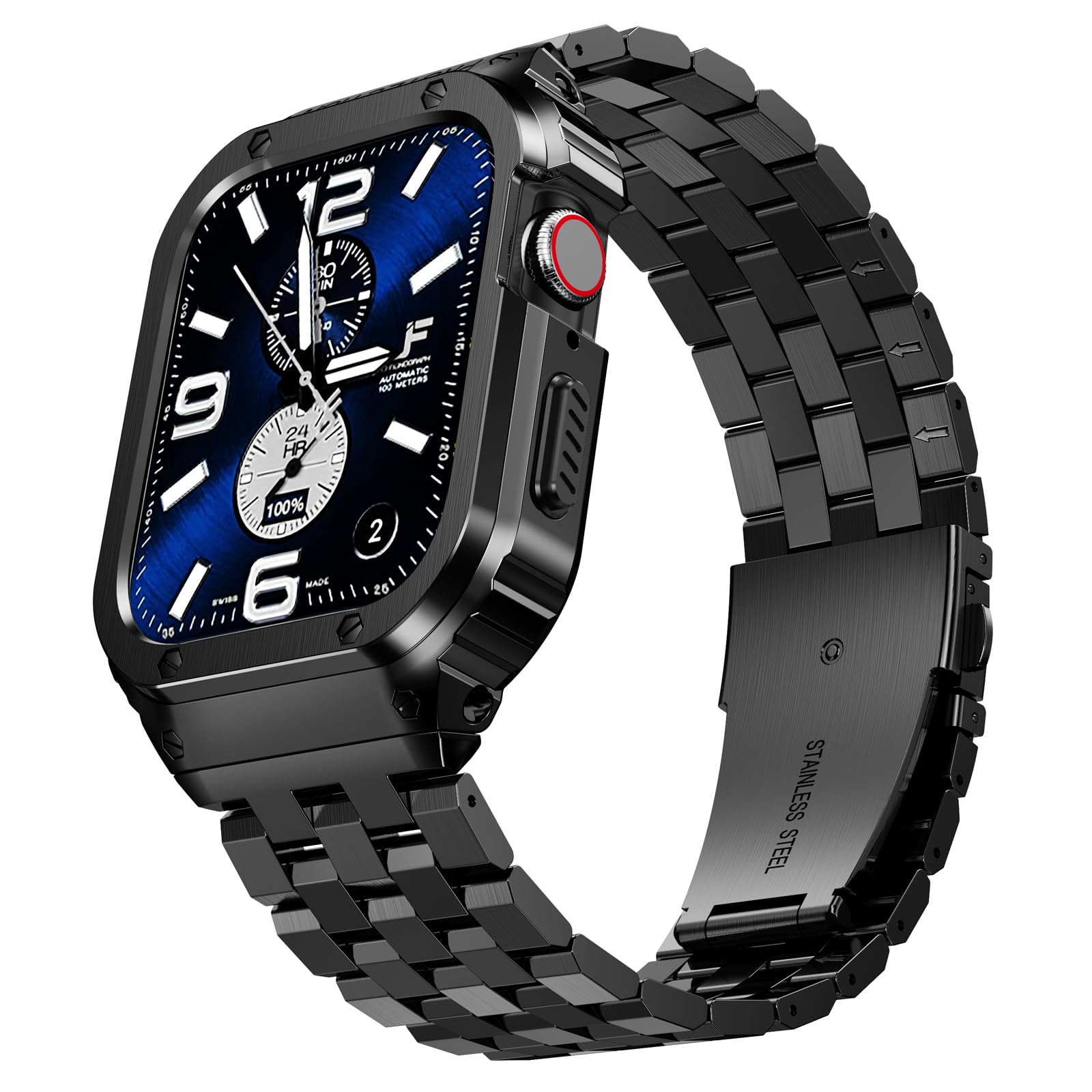 Amazon.com: SUPLINK Stainless Steel Case and Band Compatible with